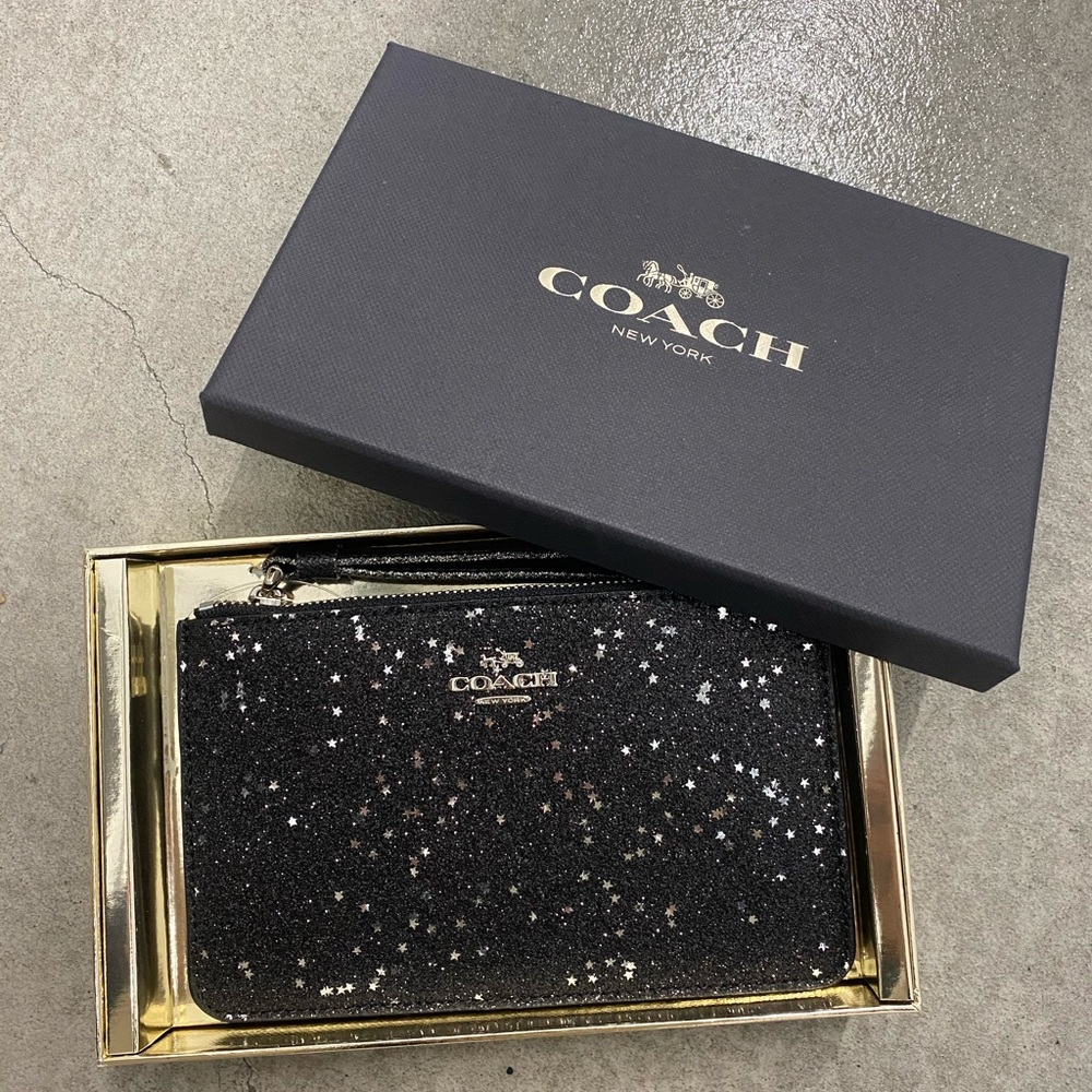 Coach limited design wristlet gift set NWT